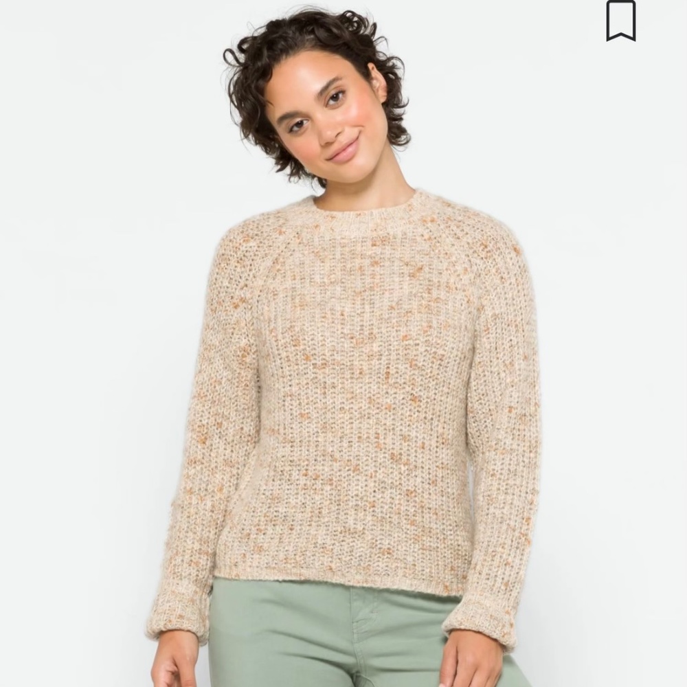 SOPHIE RUE Greyson Marled Crew Neck Pullover SIZE M